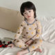 Children's Autumn Clothes and Autumn Pants Set Pure Cotton Girls Spring Autumn Winter Boys Underwear Baby Cotton Sweater Thickened Warm Pajamas