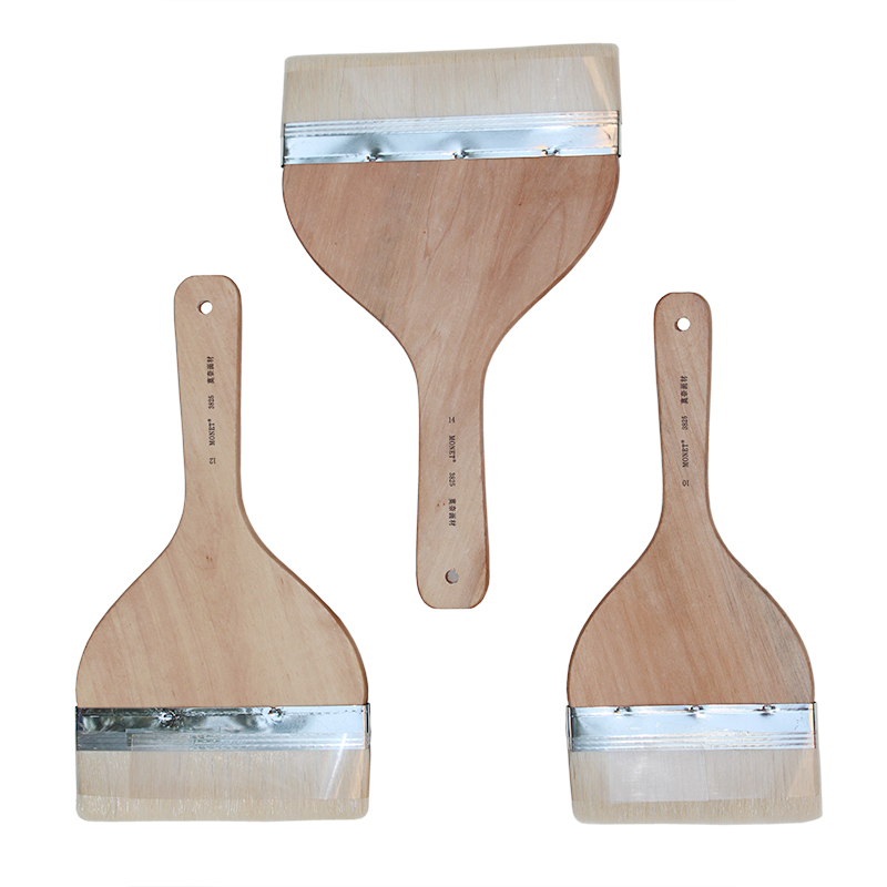 Monet sheep hair soft brush oil painting brush shading brush color brush gouache watercolor oil painting acrylic national brush