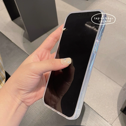Apple, оригинальный свежий чехол для телефона, прозрачный iPhone 13, ремешок, iphone, 14promax, защита при падении