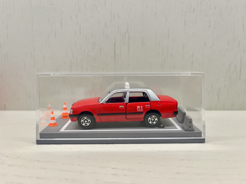 1:64 Scale Cement Gray Parking Space Miniature 3D Garage Dustproof Model Ornament Collection Scene Tomica Hot Wheels