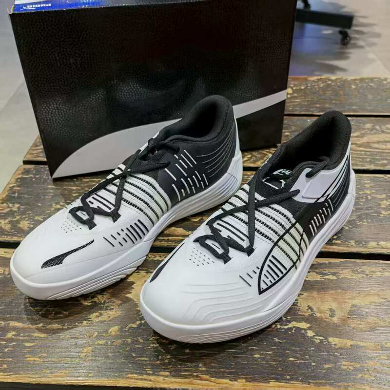 Puma Fusion Nitro Men's Low-Top Shock-Absorbing, Non-Slip, Wear-Resistant Practical Basketball Shoes 376639 Puma Fusion Nitro Men's Low-Top Shock-Absorbing, Non-Slip, Wear-Resistant Practical Basketball Shoes 376639