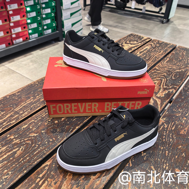 Puma Caven Men's and Women's Classic Retro Black Casual Breathable Sneakers 394666 Puma Caven Men's and Women's Classic Retro Black Casual Breathable Sneakers 394666