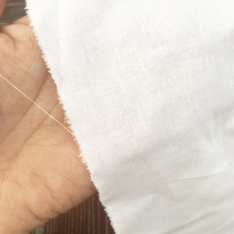 White cotton combed cotton plain weave semi-bleached embryo fabric tie-dye batik type paste grass wood dye plant dye new product