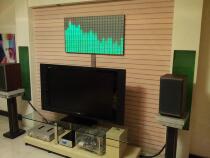 KS1424 large-scale LED music spectrum level indicator rhythm light control card KTV Di bar sound column controller