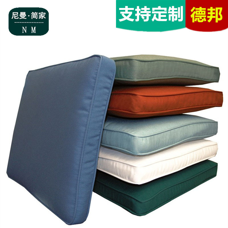 Outdoor Sofa Cushion High Density Sponge Floating Window Cushion Rectangular Patio Indoor Cassette Bench waterproof rattan chair cushion