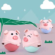 Infant sliding tumbler baby teether nodding doll 3-6 months baby early education educational toys 0-1 years old