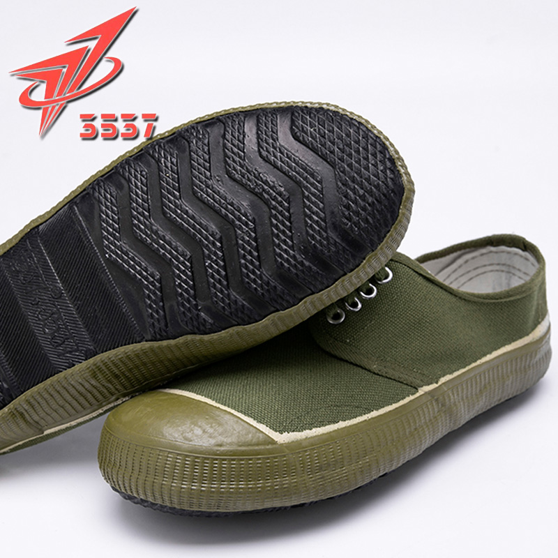 3537 Emancipation Shoes Men's Canvas Flat Bottom Abrasion Resistant Anti-Slip Labour Shoes Yellow Rubber Shoes Farmland Working Shoes Labor Shoes-Taobao