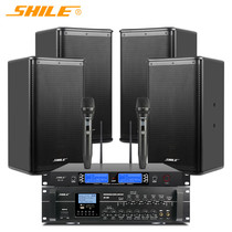 Shile AV106 BX110 SH28 two-zone amplifier professional conference room wall-mounted audio set