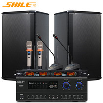 SHILE AV108 108*2 black SH10 professional small and medium-sized conference room audio set