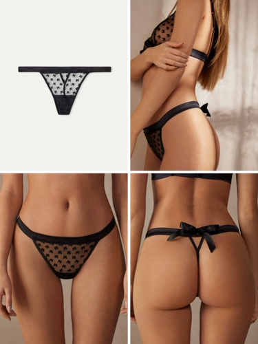 [SPD Spot] Intimissimi Fashion New Women Sexy Women Creseping Thong Thongy Panty Panties