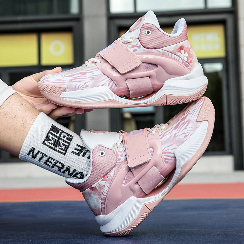 Water Splash 5Th Generation Basketball Shoes for Men, Pink, Breathable, Durable, Children's and Youth Sports Shoes, Professional Practical Sneakers for Women Water Splash 5Th Generation Basketball Shoes for Men, Pink, Breathable, Durable, Children's and Youth Sports Shoes, Professional Practical Sneakers for Women