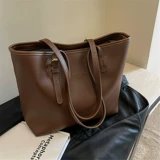 Вместительная и большая ретро сумка на одно плечо, премиум класс