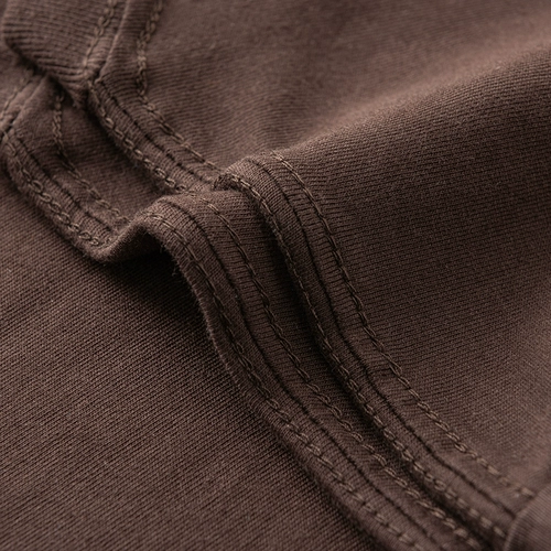 Хлопковая летняя шоколадная футболка с коротким рукавом, базовая рубашка, свободный крой