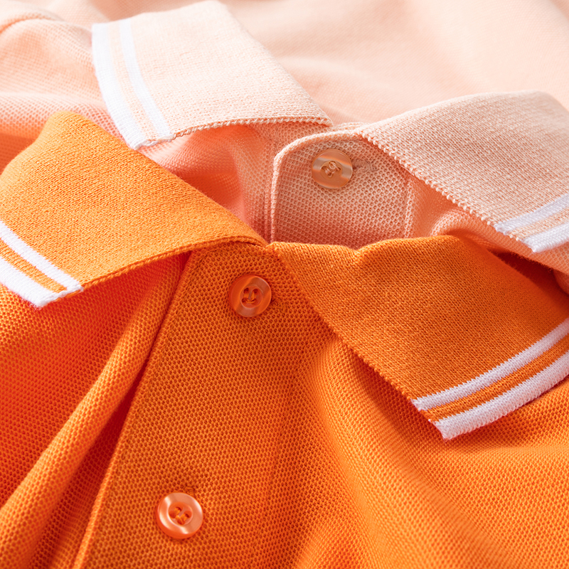 Light Pink Dirty Orange 210g Heavyweight Polo Shirt Solid Color Loose Short-Sleeve T-Shirt Half-Sleeve Versatile Campus Style Light Pink Dirty Orange 210g Heavyweight Polo Shirt Solid Color Loose Short-Sleeve T-Shirt Half-Sleeve Versatile Campus Style