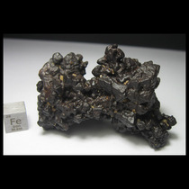 Mineral ore mineral standard FE8520JF ocher*limonite*hematite crystal cluster (6 5cm85g)
