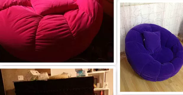 Hộ gia đình beanbag ghế ghế đơn giản căn hộ nhỏ tiệm ban vẻ đẹp hiện đại cá nhân sofa bí ngô nhỏ - Ghế sô pha