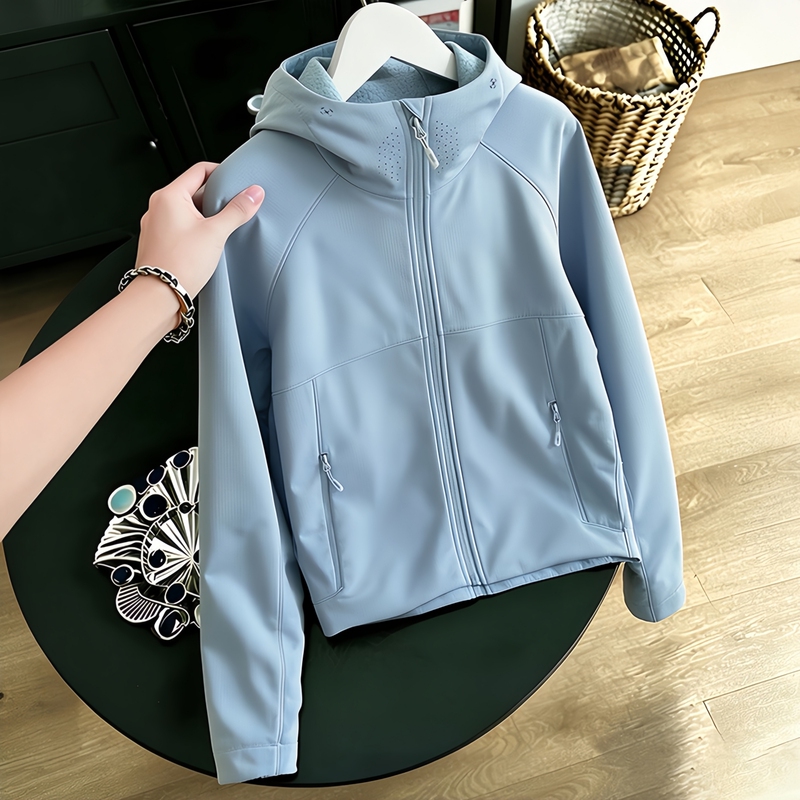 Outdoor Softshell Jacket for Women, Thin Fleece Jacket, 2026 New Autumn and Winter All-In-One Fleece Windproof Sports Jacket Top Outdoor Softshell Jacket for Women, Thin Fleece Jacket, 2026 New Autumn and Winter All-In-One Fleece Windproof Sports Jacket Top