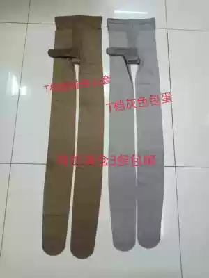 Broken color clearance coffee T-file incognito belt JJ set men's tights gray men's bag egg transparent thin stockings 3
