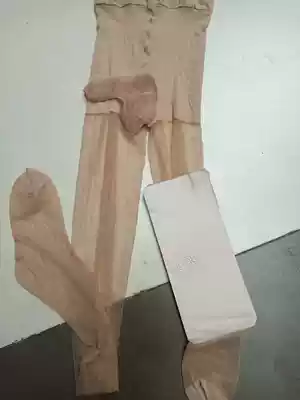 Punch crown special offer 2 get 1 free skin men with JJ cover fake tattoo tights ultra-thin transparent men's bag egg stockings