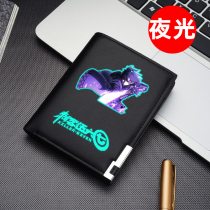 Assassin Wu 67 Cartoon Personality Creative Beginn High School High School Student Wallet Man Wave Length and length Leather Clip 5 567