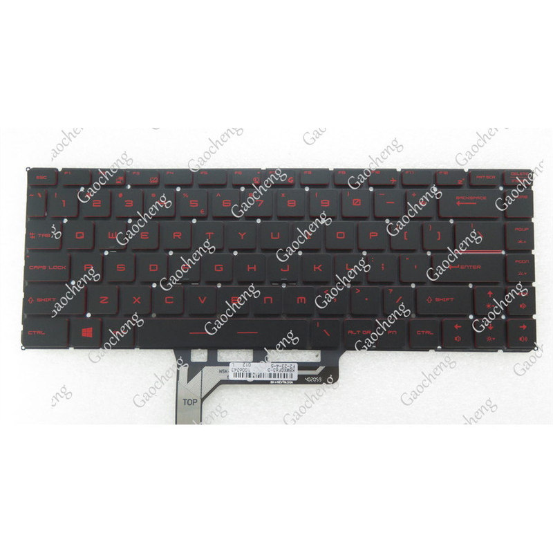 Rtdpart Is Suitable for Msi Gs65 Gf65 Gf63 Ps42 Ws65 Wp65 Ps63 Keyboard