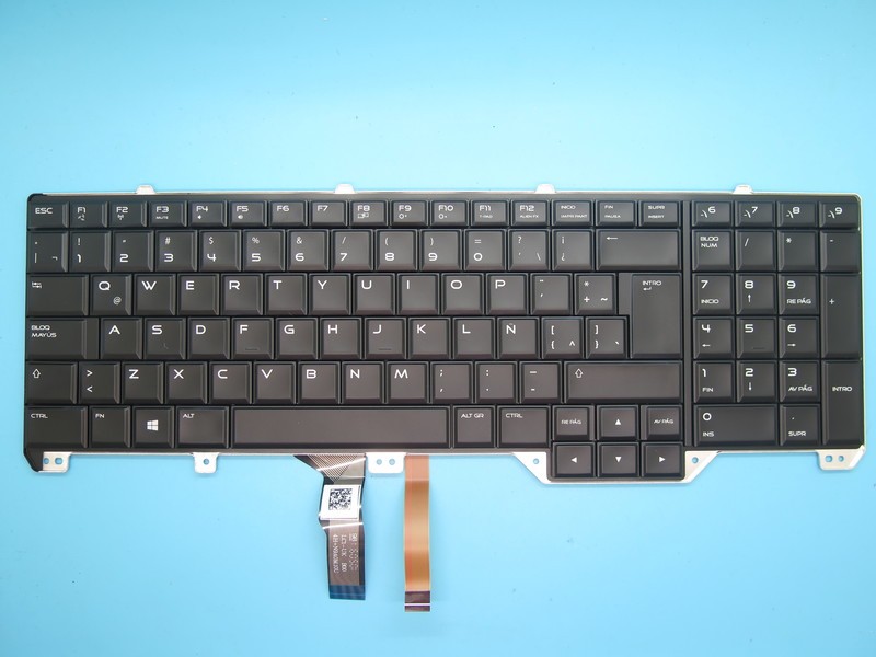Rtdpart Is Suitable for Dell Alienware 17 R2 R3 P43F Laptop Keyboard La Rtdpart Is Suitable for Dell Alienware 17 R2 R3 P43F Laptop Keyboard La