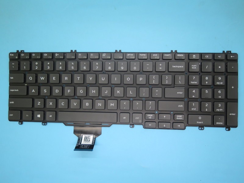 Rtdpart Is Suitable for Dell Dell Latitude 5500 5501 5510 5511 Keyboard Us Uk