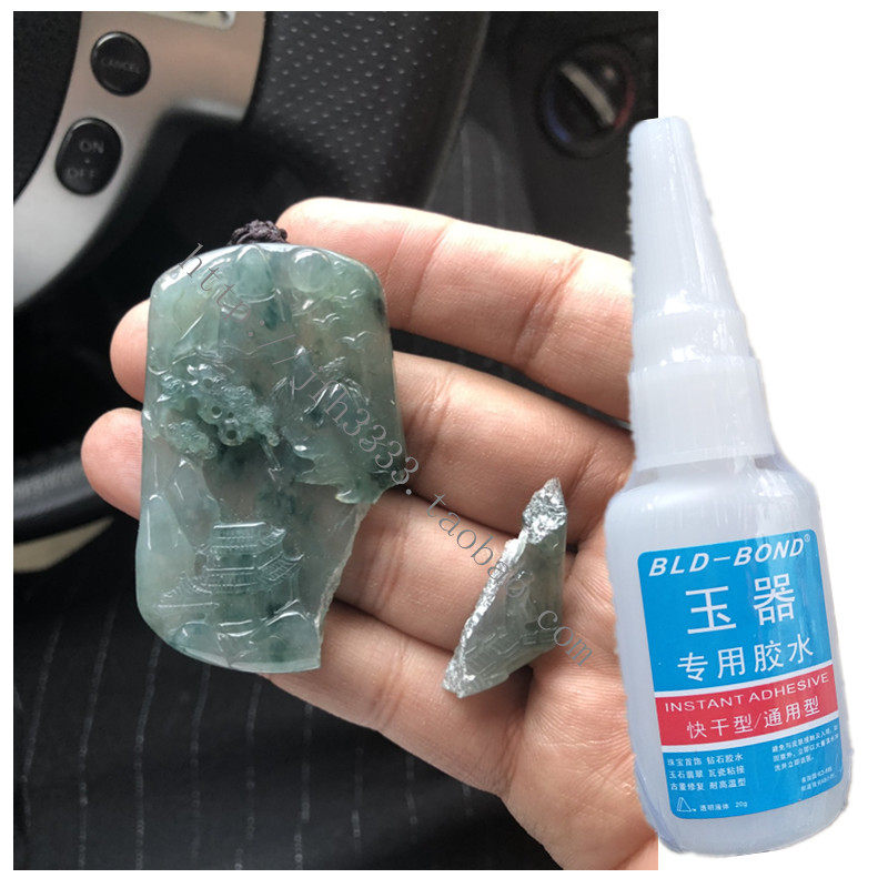 Sticky jade special glue jade jade gemstone fracture repair does not hurt jade jade bracelet repair inlaid inorganic glue