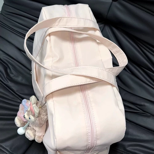 Вместительная и большая портативная розовая сумка для путешествий, барсетка, спортивная сумка