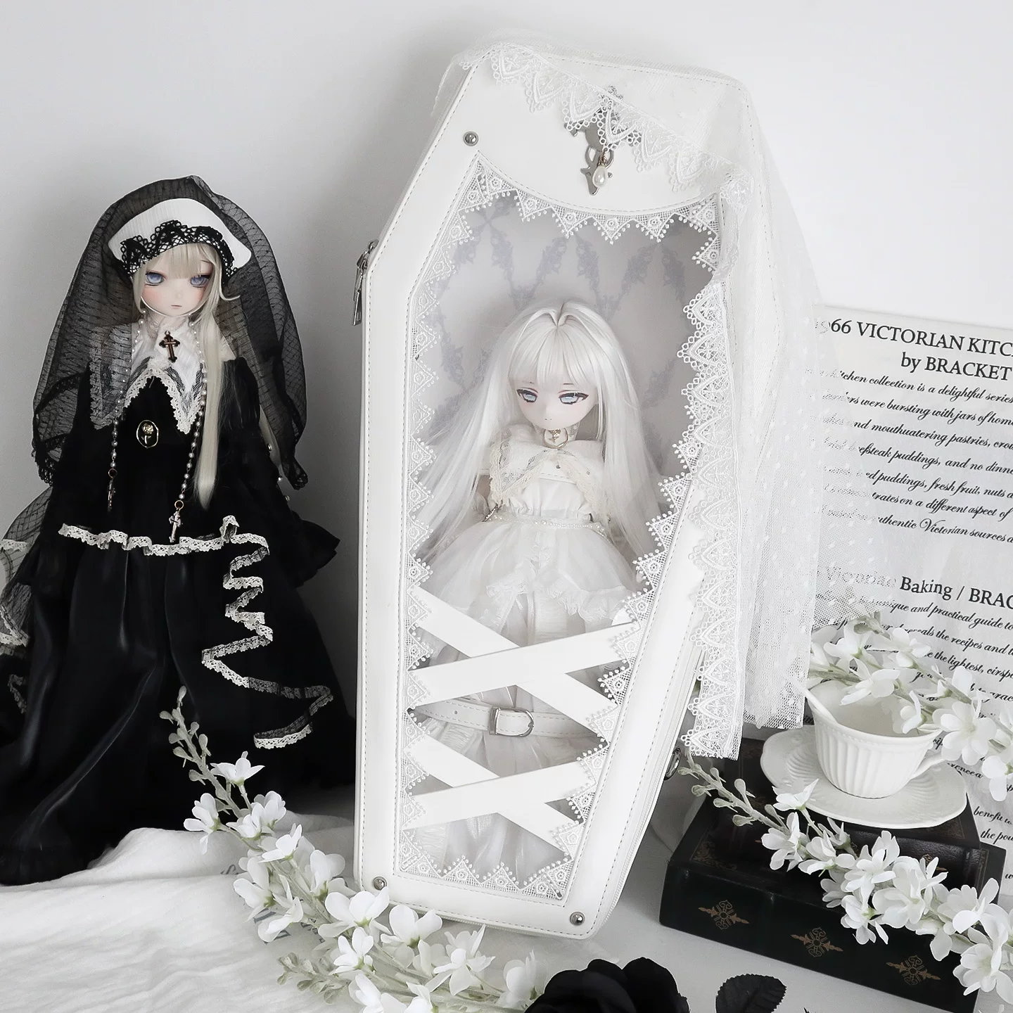 [Сон гроба] Раздражительная Сяомэй оригинальный четырехточечный BJD кроссбоди сумка-гробик для женщин, сумка для малыша y2k