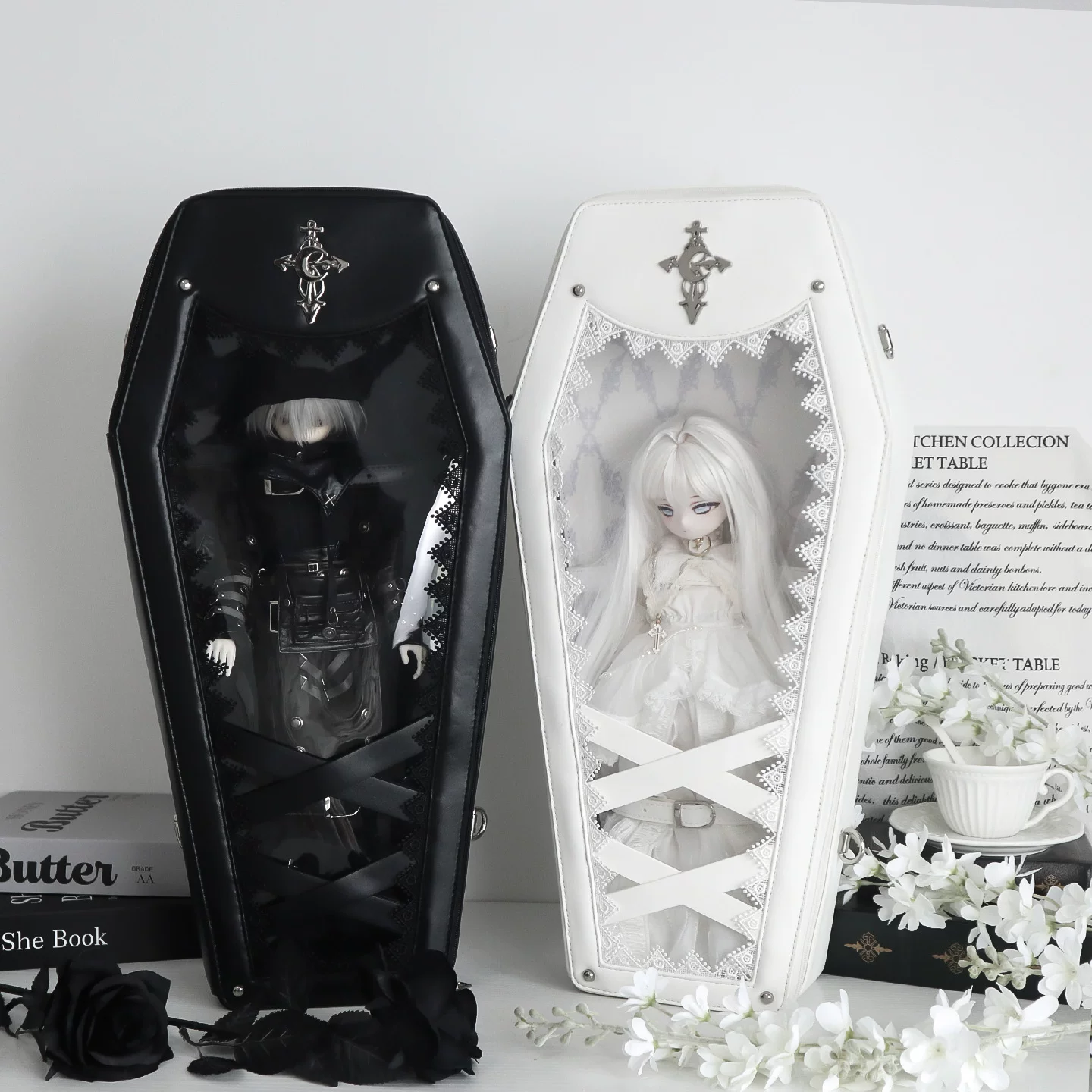 [Сон гроба] Раздражительная Сяомэй оригинальный четырехточечный BJD кроссбоди сумка-гробик для женщин, сумка для малыша y2k