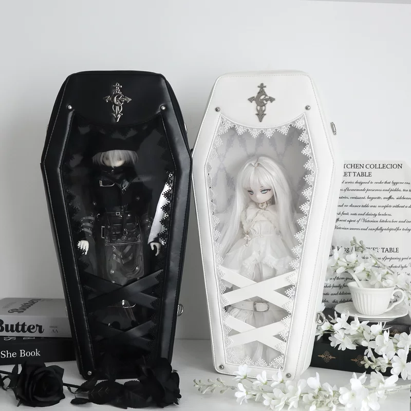 [Сон гроба] Раздражительная Сяомэй оригинальный четырехточечный BJD кроссбоди сумка-гробик для женщин, сумка для малыша y2k
