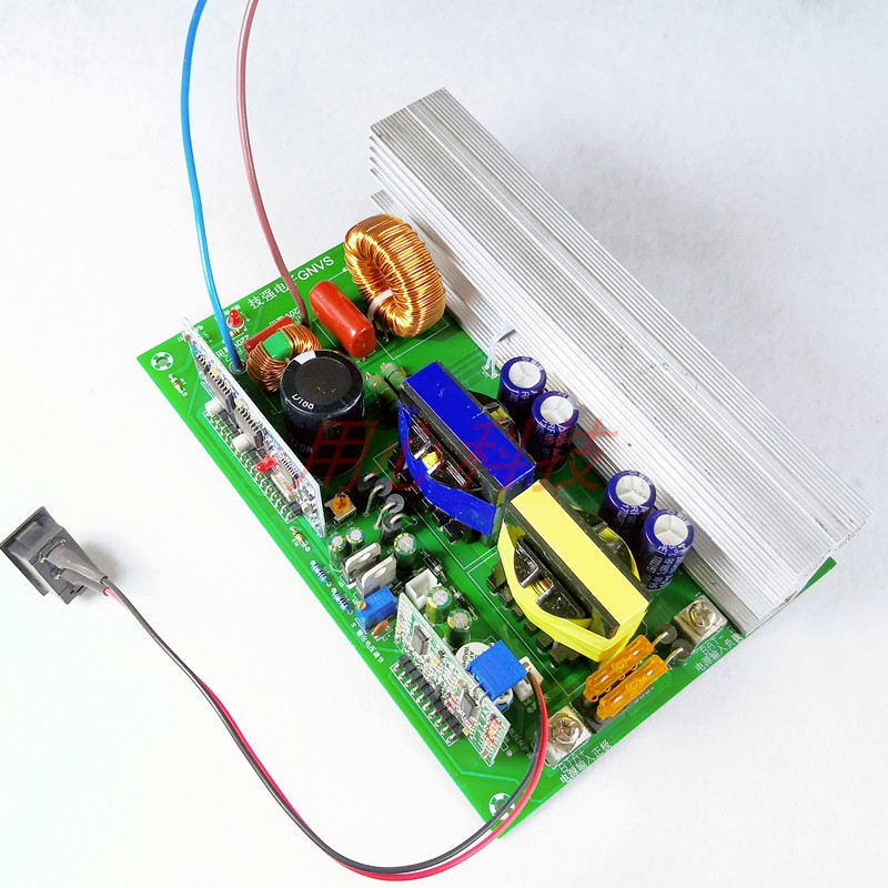 Pure sine wave 12v turns 220vv inverter circuit board solar energy converter board 50HZ technology strong GNVS