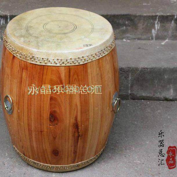 罗冬元11寸竹钉堂鼓：传承千年的声音，敲响红白喜事的仪式感！柷敔喤喤喤-堂鼓-淘宝百科网