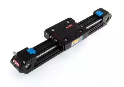 CCMw45-15 black aluminum alloy roller type dual-axis center sliding table module silent synchronous belt linear drive