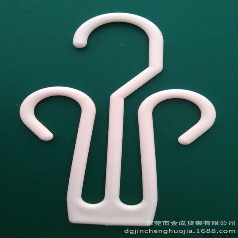 Manufacturers direct sales supermarket shelf shoe hook rack accessories rack accessories white slippers hook linked