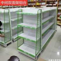 Supermarket shelf storage display shelf Commodity convenience store commissary stationery store Snack single and double-sided display shelf