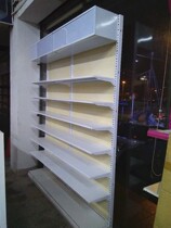 New steel-wood combination supermarket shelf display rack Maternal and child chain shelf Port goods shelf Single and double-sided shelf