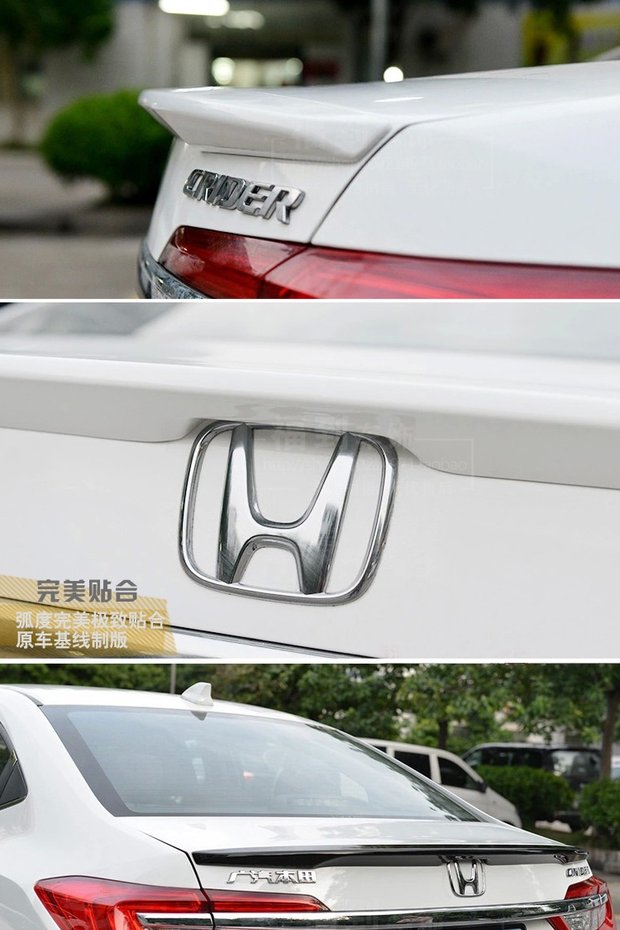 Honda Lingpai đuôi cánh Guangben Lingpai sửa đổi sơn áp lực đặc biệt abs abs đấm miễn phí sơn đuôi miễn phí từ nhãn hiệu đuôi lướt gió ertiga 2020