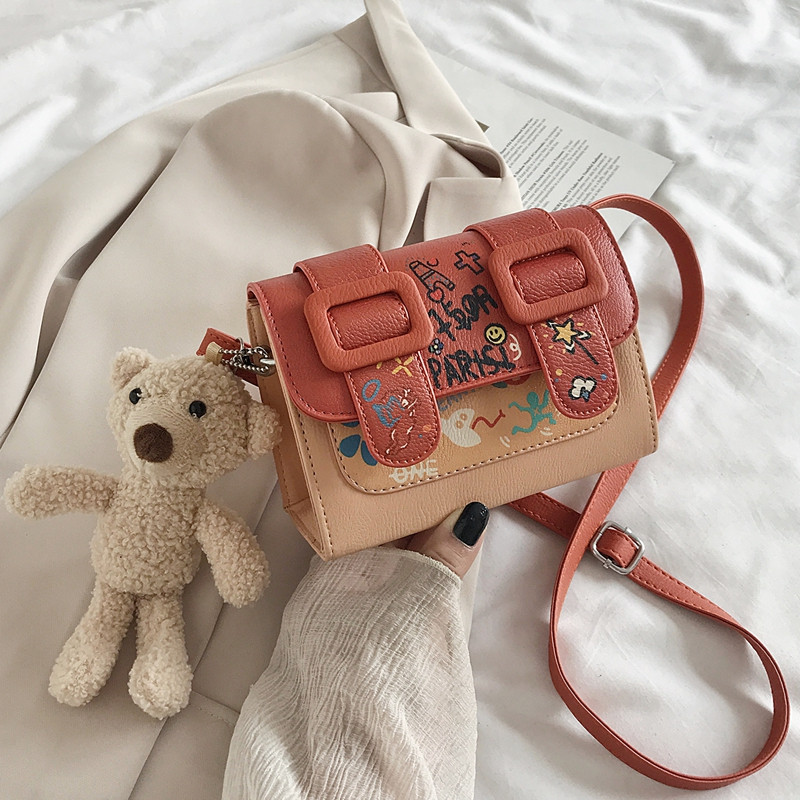 Cienda Kuelta Package woman 2021 new wave fashion 100 hitch satchel leather small crowdpack Summer