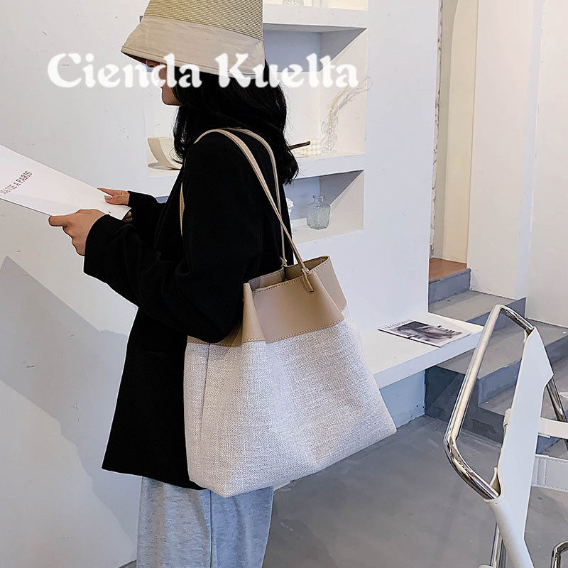 Cienda Kuelta women's bag large capacity 2021 new trendy fashion 100 hillary underarm bag single shoulder bag summer