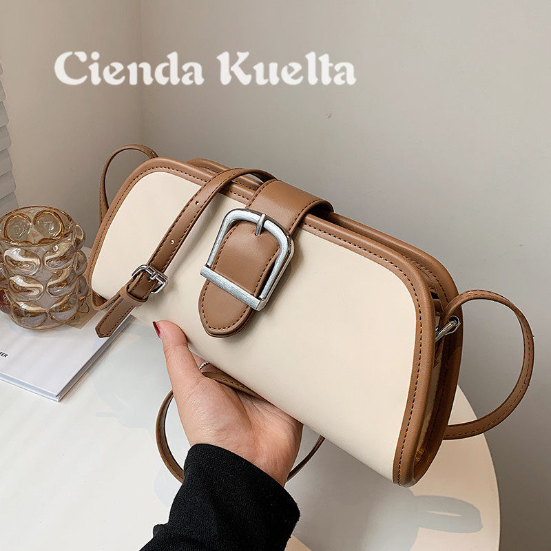 Cienda Kuelta bag women's 2021 new trendy messenger bag Western style casual all-match fashion underarm bag summer