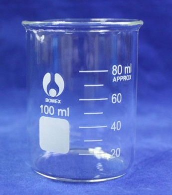 玻璃烧杯 100ml 低型烧杯/量杯 北玻 博美 BOMEX 耐高温 北京正品
