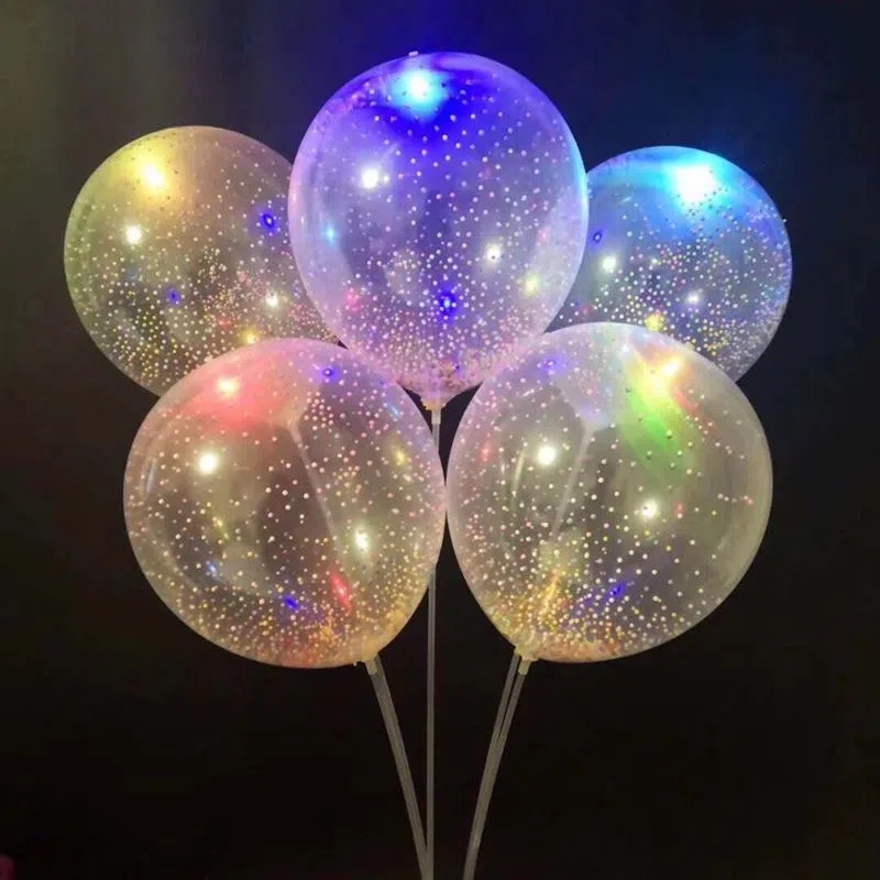 Magic Foam Balloon Micro-commercially Push Street Red Transparent Small Balloon Suction Gifts Sweeping Street Artificial Micro-commercial