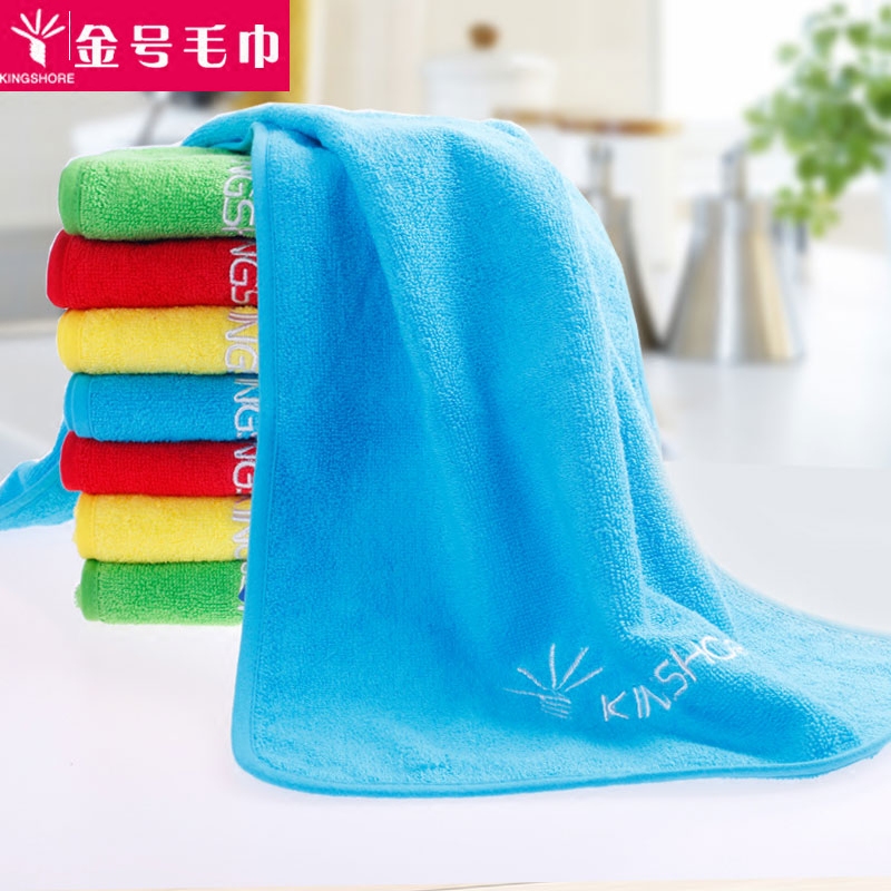 Towel thickened resistant cotton bright color face towel Classic solid color Candy color rounded cotton soft and absorbent