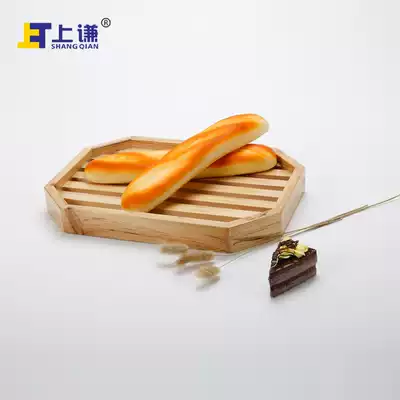 Shangqian fir octagonal grille plate Pastry cake cake bakery showcase Nakajima cabinet display soft furnishings