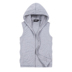 Áo khoác thể thao nam trùm đầu áo len mỏng cardigan dây kéo trùm đầu không tay áo vest nam ao the thao Lót