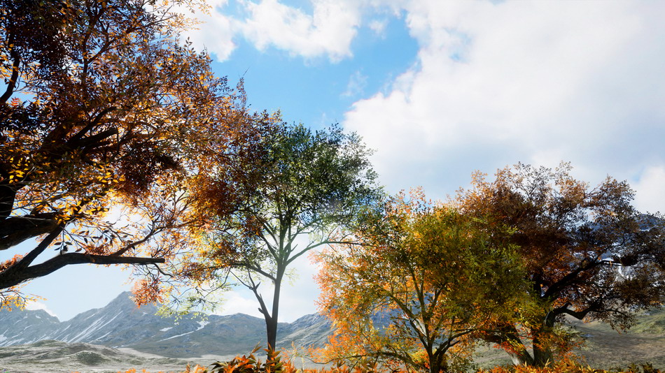 在道具创建的Autumn realistic forest pa_654e2660.jpg