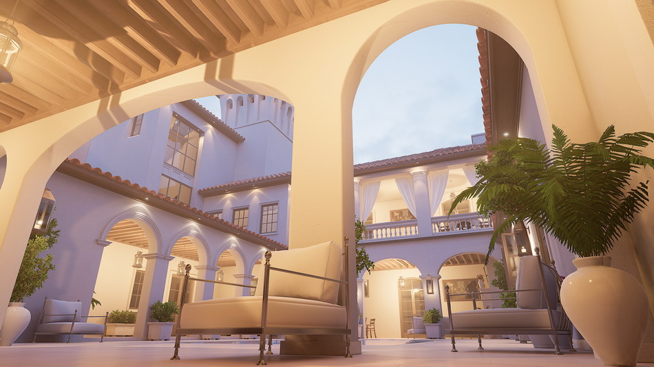 在环境创建的Spanish Courtyard - 虚幻引擎商城_2ba7b9e1.jpg