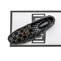 2021 Spring and Autumn New Bean shoes mens leather 35 36 37 small size mens casual shoes cowhide soft bottom non-slip